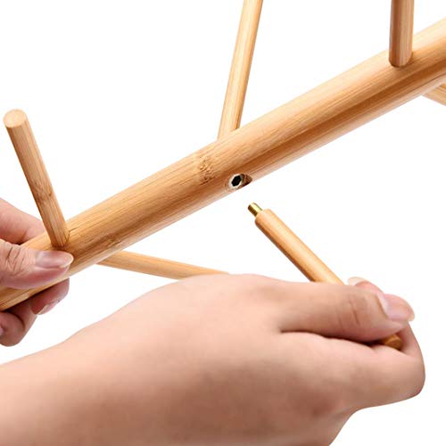 Difcuy Tree Shape Wood Coffee Tea Cup Rack Holder Mug Storage Stand Drinkware Shelf,Mug Holder