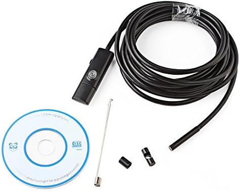 TOPMYS TM-HTA55 Micro USB Endoscope HTA55 USB Inspection Camera 0.3MP 5.5MM Dia 6LED&amp; Hook Waterproof Inspection Borescope Camera for Android phone for Tablet for Windows 2000/7/8/Vista