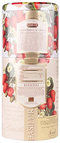 Basilur Tea Zinndose mit zwei Schichten, Erdbeere/Creme/Ruhuna Tee, 125 g – Bild 7