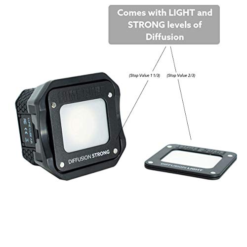 Lume Cube AIR Lighting Bundle - Magnetic LED Light for Photo, Video, and Content Creation, Waterproof On-Camera LED with DSLR Camera Mount and All Gels and Diffusers - Thumbnail 2