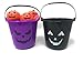 3 Halloween Treat Bucket Assortment (Orange, Black, and Purple) - 7