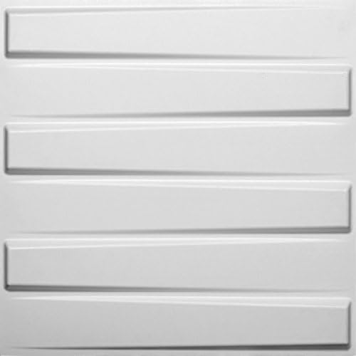 Upscale Designs 02103 27 sq. ft. 3D Glue-On Wall/Ceiling/Wainscoting Panels, Bricks
