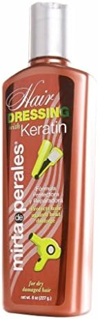 2 Pack of Mirta de Perales Hair Dressing with Keratin, 8 oz ea