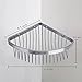 HI HOMEIDEAS Shower Caddy Corner Shower Basket Stainless Steel Bathroom Shower Organizer Rustproof,Wall Mount,Brushed Finish