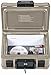 SureSeal by FireKing SS102 1/2 Hour Fireproof/Waterproof Safe Chest, Fits #10 Envelopes, 0.15 CU FT Storage Capacity,Taupe