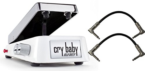 Dunlop BD95 Billy Duffy Cry Baby Wah Guitar Pedal Bundle w/Cables