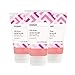Amazon Brand - Solimo Oil-free Pink Grapefruit Facial Scrub, 2% Salicylic Acid Acne Medication, Dermatologist Tested, 4.2 Fluid Ounce (Pack of 3)