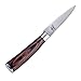Zaang Paring Knife 3.5 Inch High Carbon Stainless Steel Razor Sharp Blade,Professional Quality Kitchen Knife With Ergonomically Wood Handle
