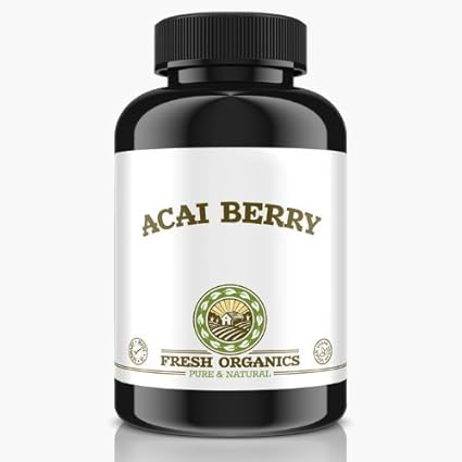 Slim Acai Berry | 120 Tabletten (vegan) | 6000mg Tagesportion | Für 40 Tage | Reines Extrakt, Detox, Fettverbrennung, Gewicht