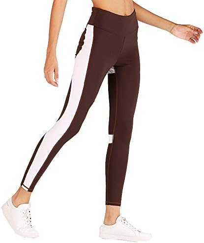 K BAO Women Fashion Yoga Pants Scrunch Booty Striped Waist Fitness Workout Gym High Waist Camo Sport Capri Leggings