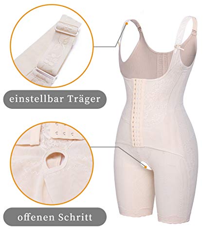 MISS-MOLY-Donne-Body-Shaper-Guaina-Contenitiva-e-Modellante-della-Coscia-Reducer-15X3-Hook-Dimagrante-Shapewear-Corsetto
