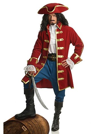 Charades mens Mens Rum Pirate Costume