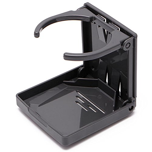 image for LVOERTUIG Adjustable Folding Drink Cup Bottle Beverage Can Holder Stan