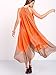 Milumia Women's Color-Block Chiffon Loose Long Maxi Dress