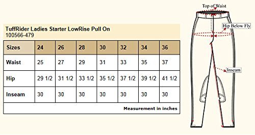 image for TuffRider Women Starter Lowrise Pull On Breeches with FREE Boot Socks 