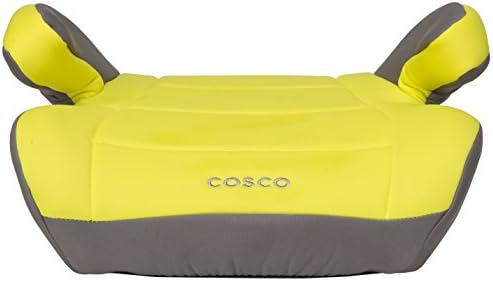 Cosco Topside Booster Car Seat - Easy to Move, Lightweight Design (Lemon)