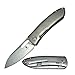 Kizer Cutlery Folding Pocket Knives Frame Lock Drop Point Blade Titanium Handles Tactical EDC Knife,Kizer Justin Lundquist Wanderer Ki4500