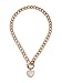 GUESS Factory Women's Rhinestone Heart Necklace