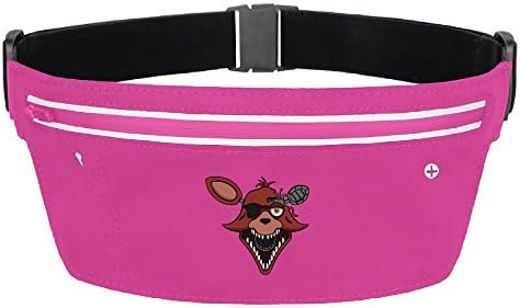 Happy Bear Cub Fox Nightmare Sport Utralthin Waist Pack Bag Runner Belt Red One Size