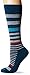 Sockwell Women's Orbital Stripe Graduated Compression Socks-Ideal for-Travel-Sports-Nurses-Pregnancy-Reduces Swelling, Teal, Small/Medium