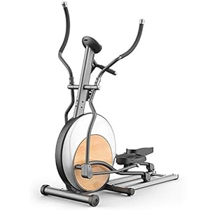 YAMMY Intelligent Magnetron Elliptical Cross Trainer, Stepper Elliptical for Exercise In The Office & At Home for All Ages Max User Weight 120 Kg