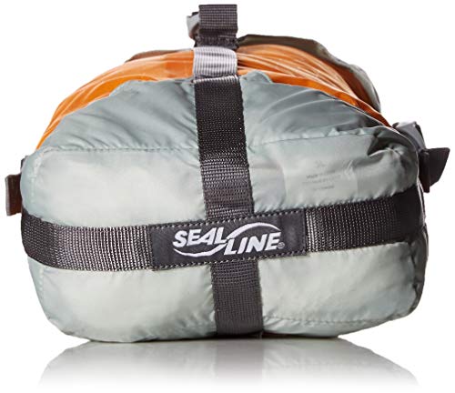 SealLine Blocker Compression Dry Sack Waterproof Stuff Sack, Orange, 20-Liter