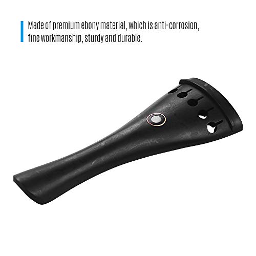 Muslady Violin Fiddle Tailpiece Ebony Particular Design for 5-String / 6-string Violin Tailpieces Orchestral Strings Accessories - Thumbnail 4