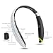 [Newest Design] Foldable Bluetooth Headset,Pkman™ Upgrade Wireless Neckband Bluetooth Headphones with Retractable Earbud, Foldable Design,Sports Stereo In-ear Earbuds for iPhone and Android