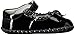 pediped Originals Betty Mary Jane (Infant), Black, Small (6-12 Months E US Infant)
