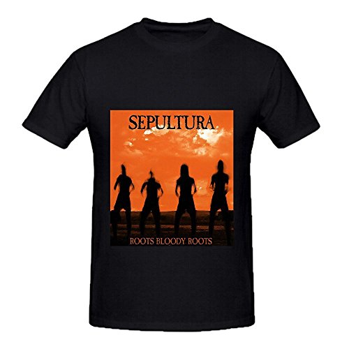 Sepultura Roots Bloody 80s Men O Neck Custom Shirts Black