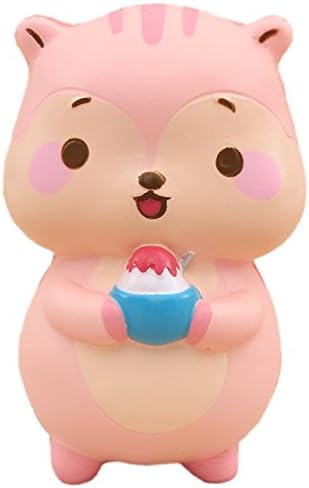 Pink squirrel animal scented squishy kawaii