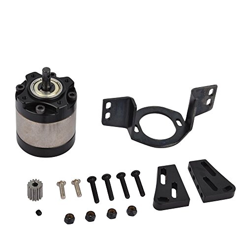 RCAIDONG Metal Gearbox 1:5 Planetary Gear Box for 1/10 RC Crawler D90 D110 RC4WD Truck Car