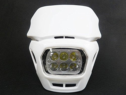 Motorcycle White 18W Cree Dirt Bike Enduro MX Headlight Lamp For KTM EXC XC MXC 250 525 Kawasaki KX LKX 65 85 100 250 450 Honda CRF70F CRF80F Yamaha YZ TTR XT 450 Suzuki RM RMX RMZ DRZ 65 85 250 450Z