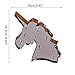 Pooqla Unicorn Decorative Marquee Signs LED Unicorn Night Light for Party Supplies Table Wall Decoration, Kids' Room, Living Room, Bedroom (Unicorn Head - Rose Gold Glitter)