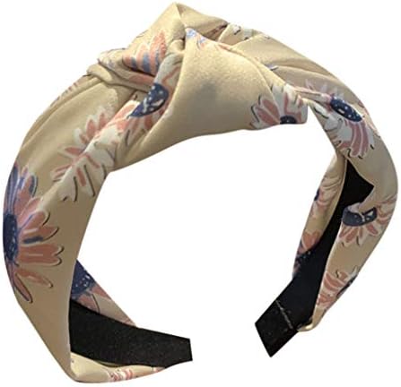 CixNy Women Simple Print Knot Hair Hoop Hair Band Hair Comb Headpiece Hair Accessories Tiara Crown Hairband Hairpins for Girls and Women