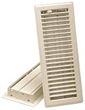 Imperial Manufacturing RG0264 4-Inch by 12-Inch Floor Register, Almond