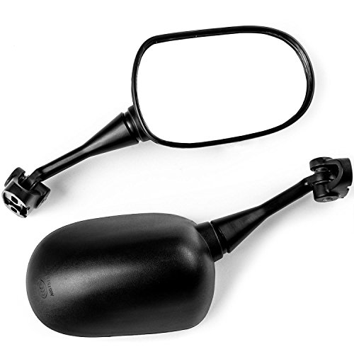 Krator Black Replacement Motorcycle Mirrors Left & Right For 2003-2004 Honda CBR 600 F4 F4i