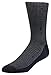 6 Pack Men's Dress socks - bamboo fiber by Velette - Size 10-13 (Black)