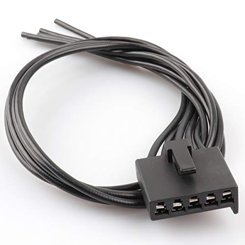 WPT1285,645-512 Wire Pigtail Blower Motor Resistor Wire Harness Connector for 2004-2013 Chevy Impala, 2004-2012 Chevrolet Malibu, 2010-2015 Ford Fusion, Buick Century LaCrosse Monte Carlo Pontiac G6 - Thumbnail 2