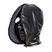 Adult Sex Toy SM Leather Bondage Mask,Flirting Black Full Face Breathable Eyes Hood Restraint Head Hood,BDSM/LGBTthumb 2