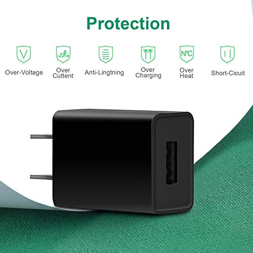 KEAIDUO 10W 5V 2A Replacement Rapid Charger AC Power Adapter with 5.0 Ft Micro-USB Cable for Tablet Hd, Hdx 6" 7" 8.9" 9.7" Tablets and Phones, Tab Power Supply Cord - Thumbnail 3