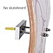 YYST Skateboard Floating Deck Display Wall Mount Rack Holder Hanger - No Board - Hardware Included -6/PK