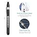Pen Light, Escolite LED Penlight Medical with Pupil Guage for Doctors Nurses White Blue and Black