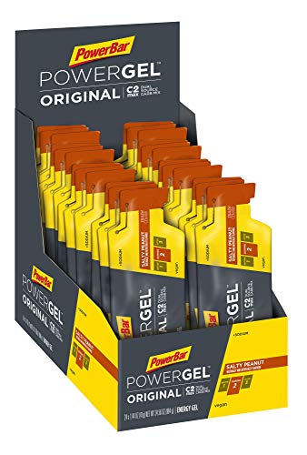 PowerBar PowerGel Original | 41g Pouch x 24 Gels | Endurance Energy C2MAX for Exercise, Salty Peanut - Thumbnail 6