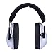 Kids Ear Protection Safety Ear Muffs, Adjustable Noise Reduction Ear Defenders for Studying Fireworks Construction Shooting Hunting Season, Suitable for Kids Small Adults, Silver