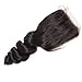 Beauty Forever Brazilian Loose Wave Hair 4x4 inch Free Part Lace Closure 100% Human Virgin Hair (14 inch)