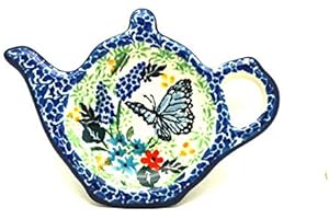 POLISH POTTERY GALLERY Polish Pottery Tea Bag Holder - Unikat Signature - U4600