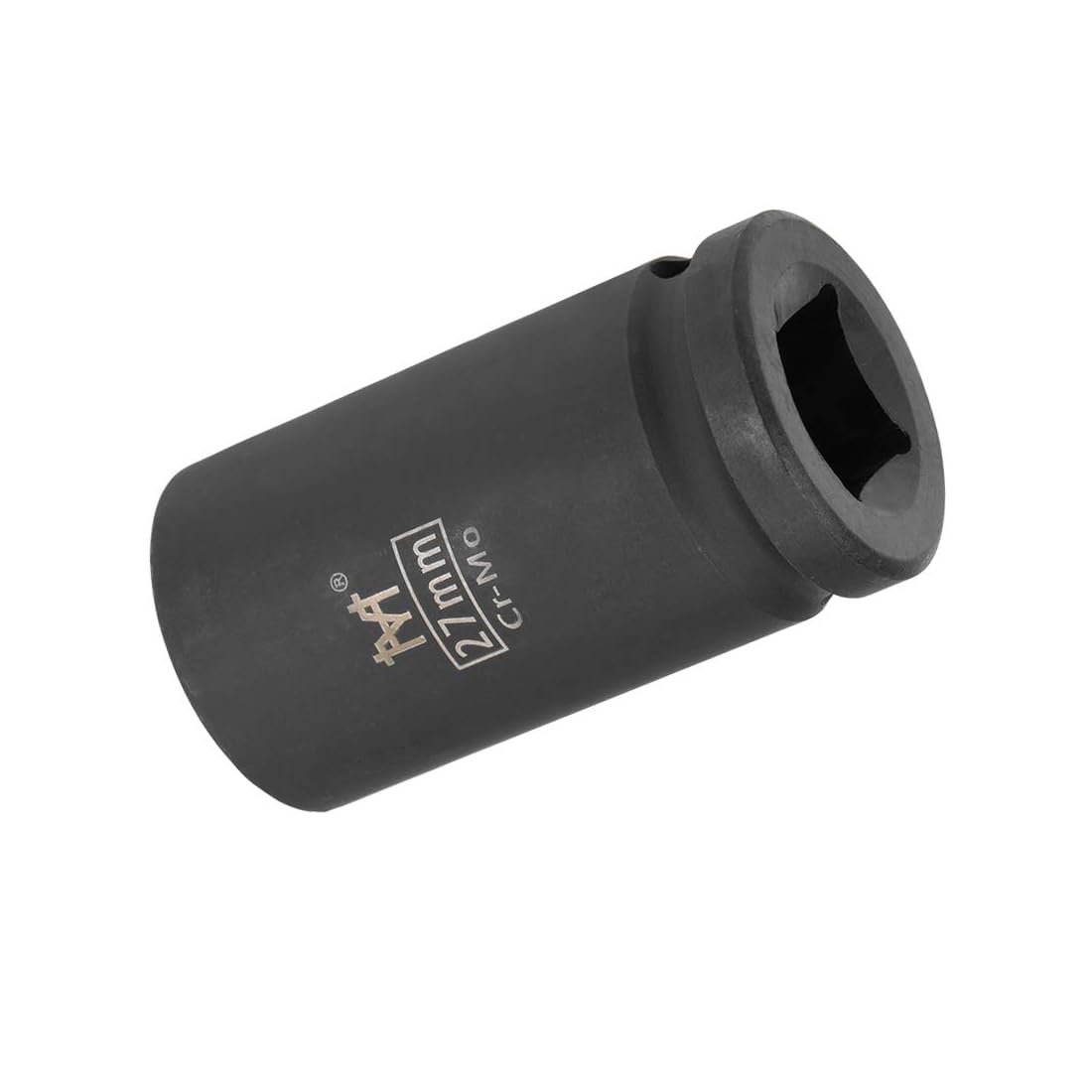 Unifizz 3/4 Inch Drive - 27mm Deep Impact Socket with 6 Point Design, Heat-Treated Cr-V Steel 78mm Length, Metric Sizes