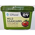 Chung Jung One Sunchang Original Seasoned Soybean Paste Mild Ssamjnag Sauce 500g(1.1 LB), 1EA; 청정원 순창 고소하고 담백한 쌈장 (500g)