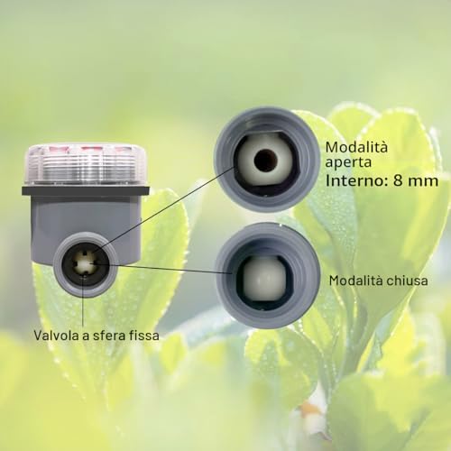 Aqualin LCD Timers for Sprinklers Garden Electronic Regulator for Ball Valve Irrigation System..